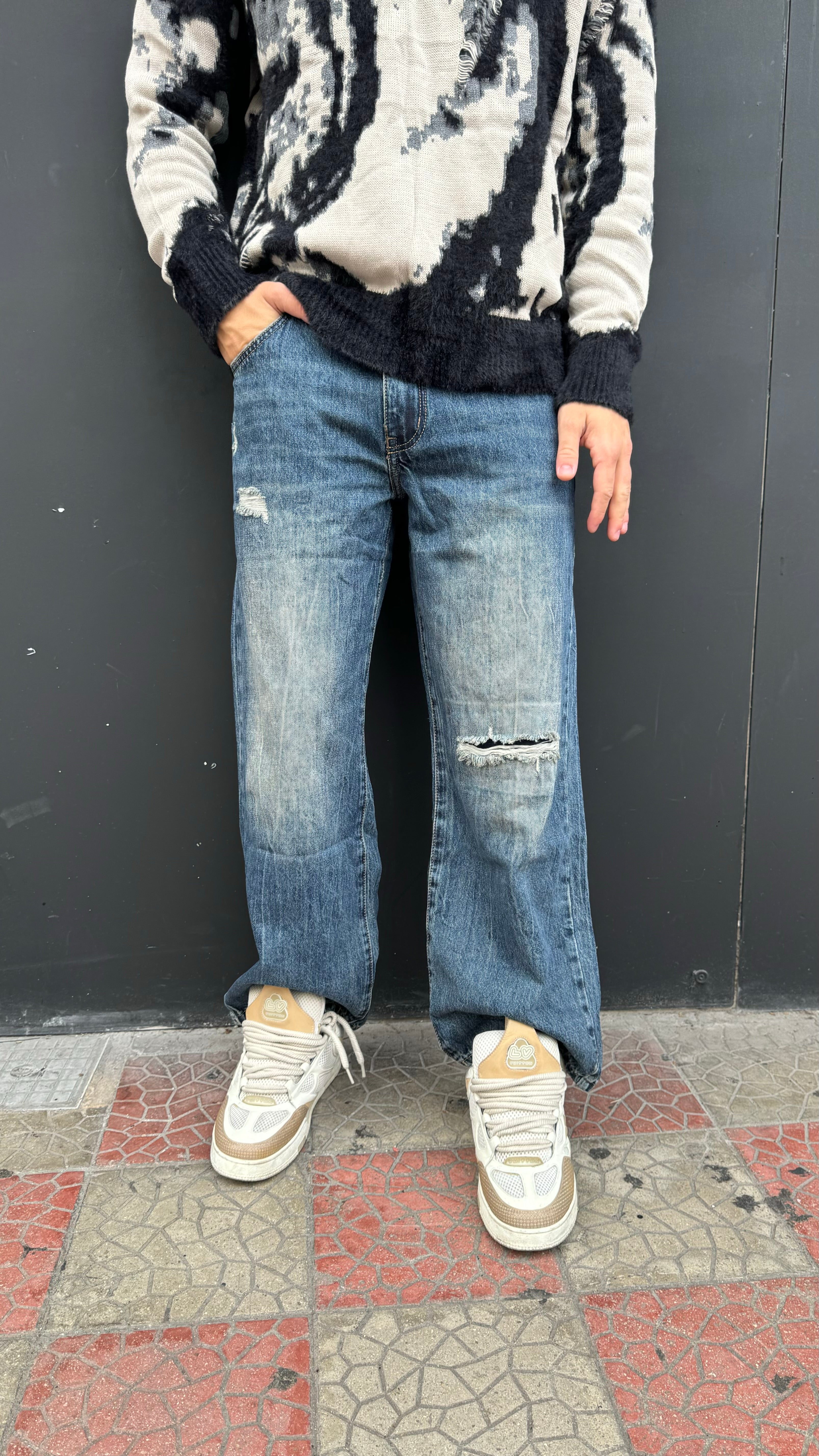 Jeans Baggy Sabbiato