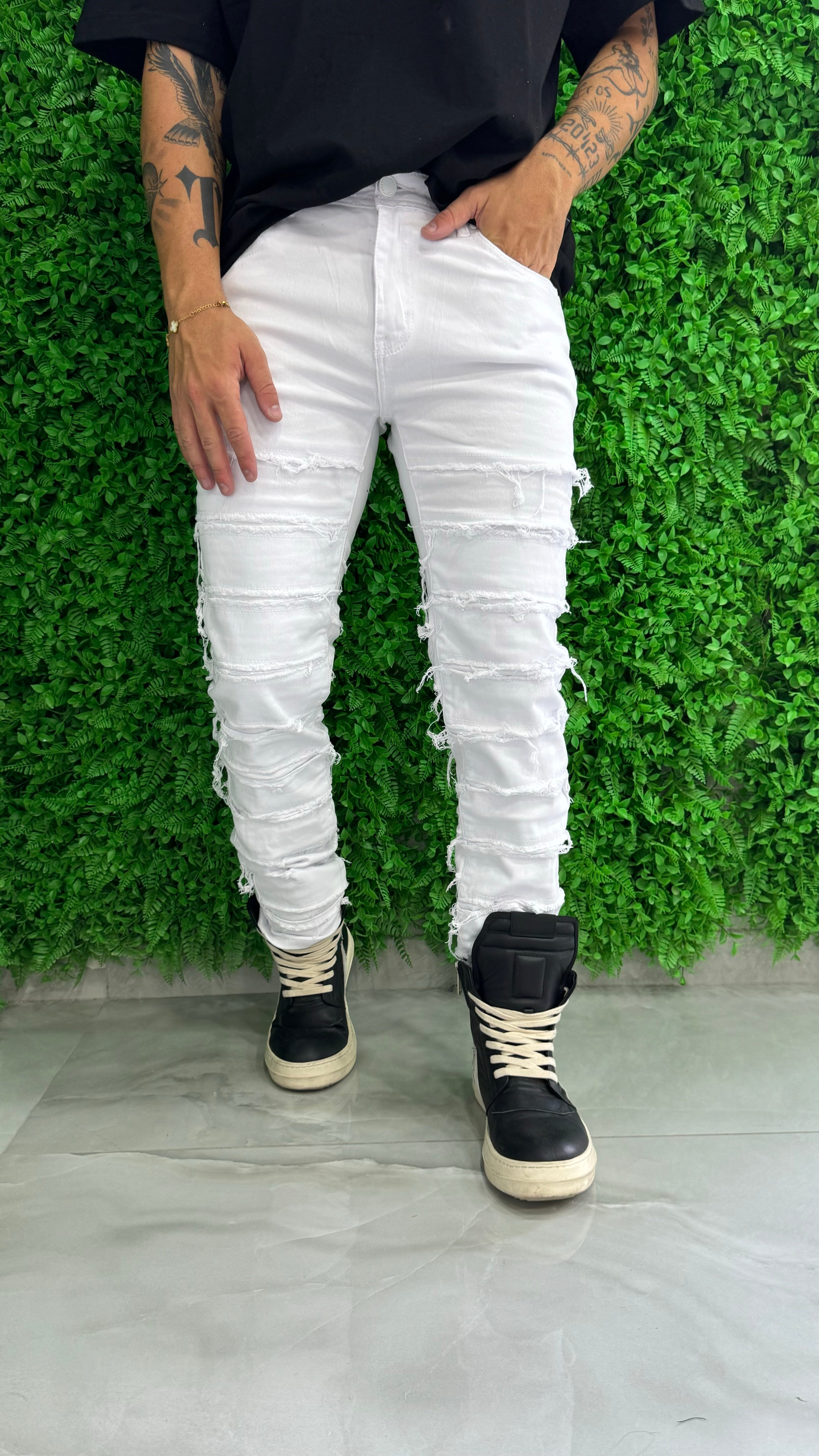 Jeans Skinny Sfrangiato